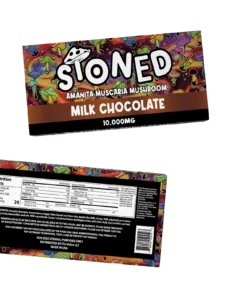 10 Chocolate squares (800mg of amanita muscaria per square) 800mg of amanita muscaria complex (muscimol, ibotenic acid per bar 200mg proprietary blend of Hemp extract per bar.