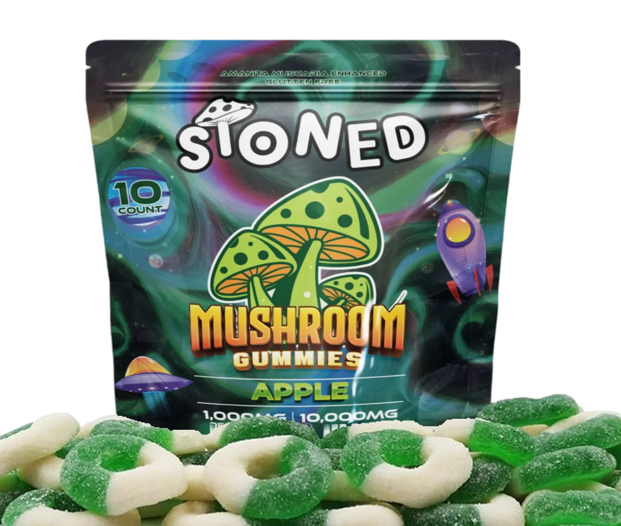 stoned mushroom gummies